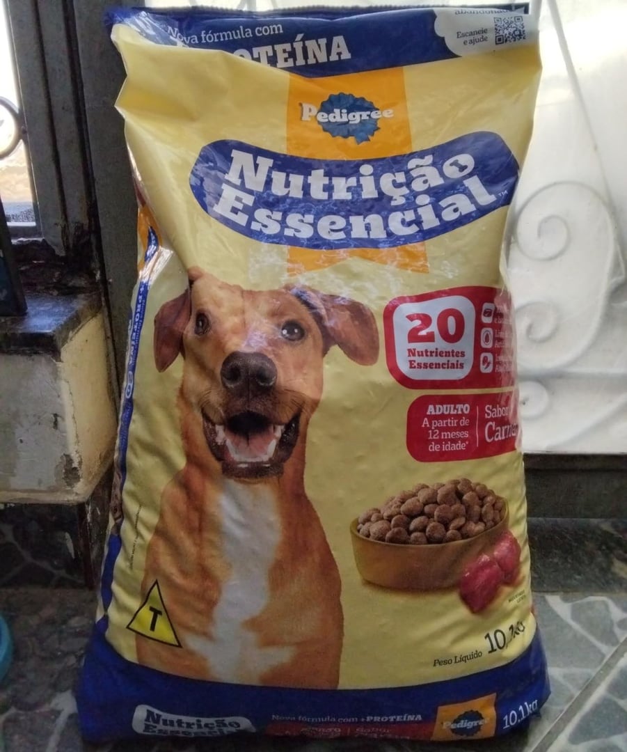 PEDIGREE Ração Nutrição Essencial Carne Para Cães Adultos - 10.1kg