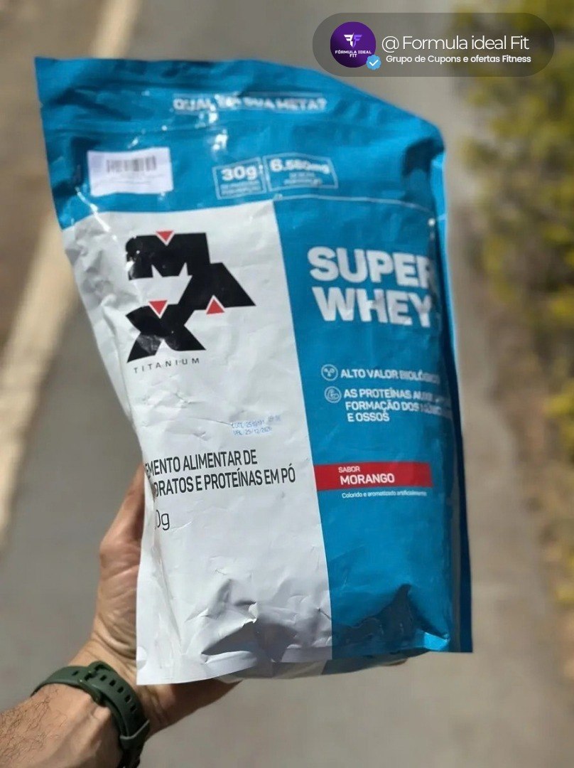 Super Whey Protein Refil 900g Max Titanium