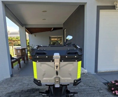 Bauleto Aluminio Reforçado C/base Fixação De 45l Prata