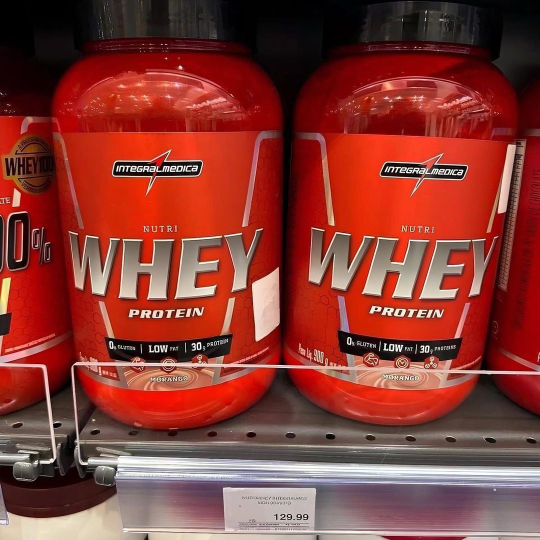 Nutri Whey Protein Chocolate Pote 900g Integralmédica