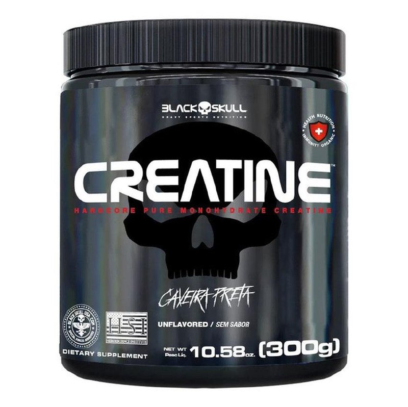 Creatina Black Skull Monohidratada Creatine Pura 300g