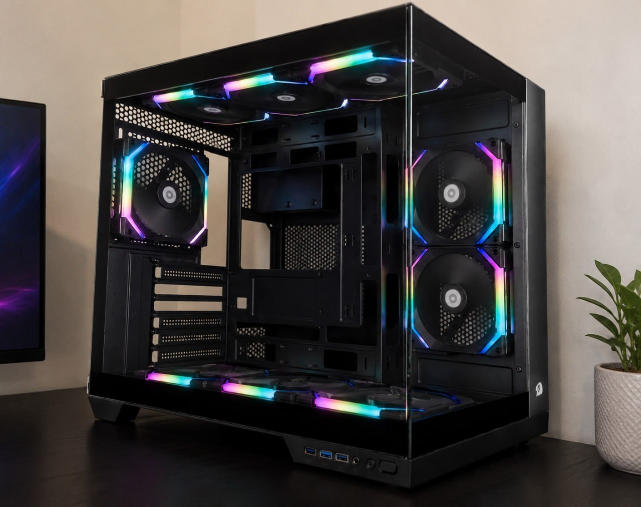 Gabinete Redragon Wideload Pro CA-604B-PRO