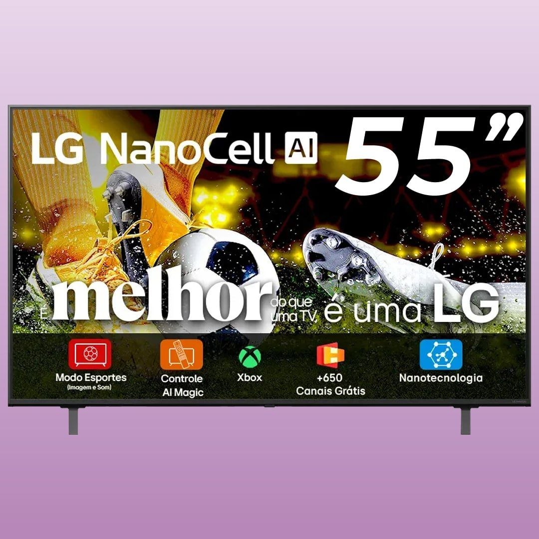 Smart Tv 55 Polegadas 4k LG Nanocell 55nano80asa Webos 25