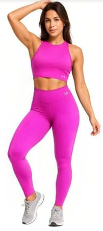 Conjunto Blackout Zero Transparência Legging E Cropped