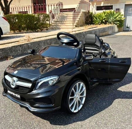 Carrinho Elétrico Infantil Mini Mercedes Preto Replay Kids