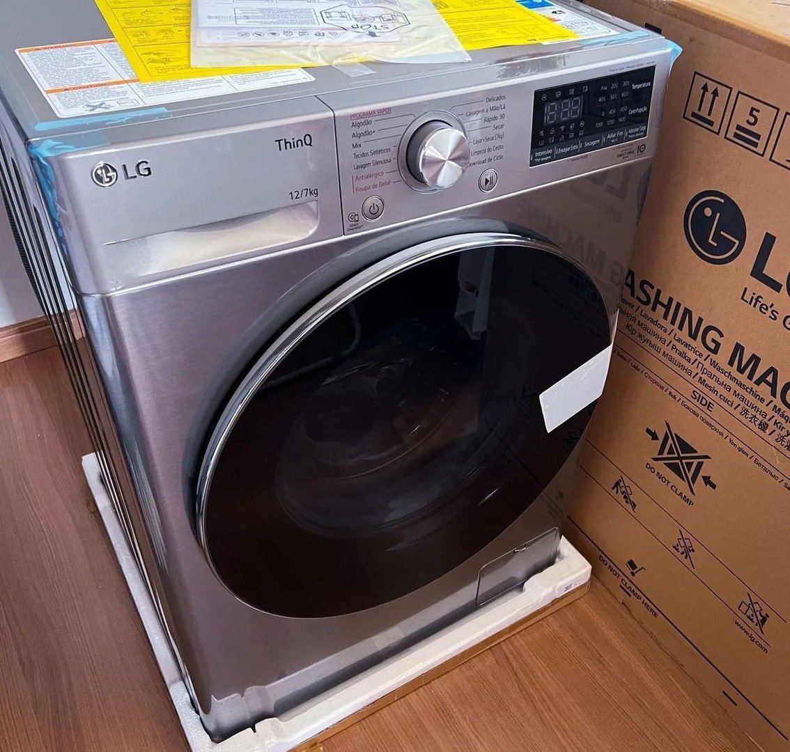 Lava E Seca LG Vc4 12kg Com Ajuda De Inteligência Artificial