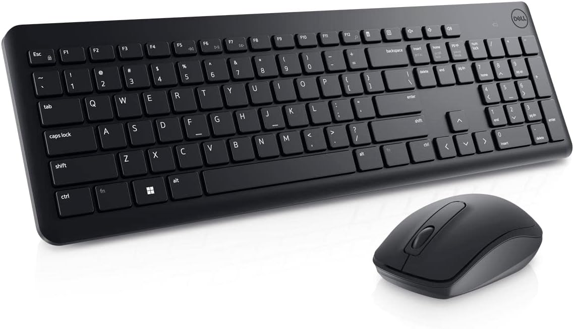 Dell KM3322W – Conjunto de Teclado e Mouse Sem Fio para Produtivi...