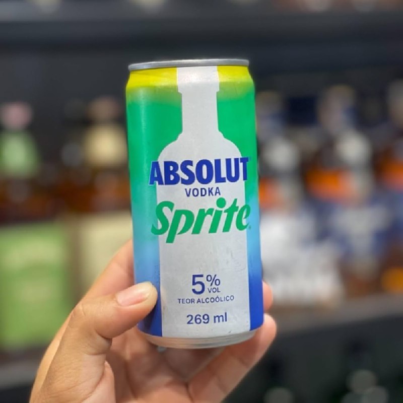 Pack com 6 Latas Absolut Vodka Sprite 269ml