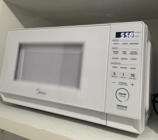 Micro-ondas Midea MasterCook 20L Receitas Pré-programadas Branco - 220v