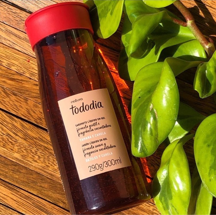 Sabonete Líquido em Gel Tododia Tâmara e Canela 300 ml