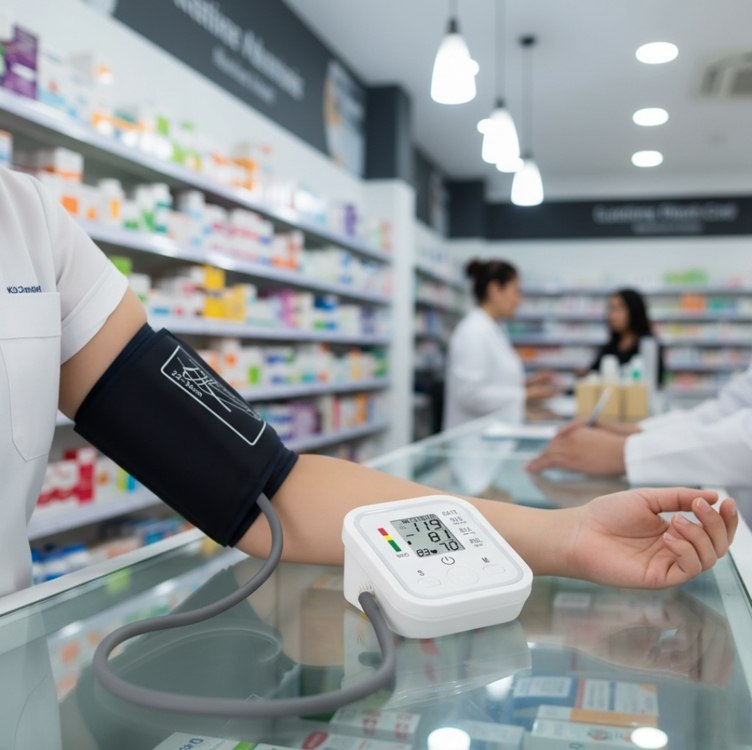 Aparelho de Pressão Arterial Digital Automático de Braço – Monitor Inteligente com Tela LC...