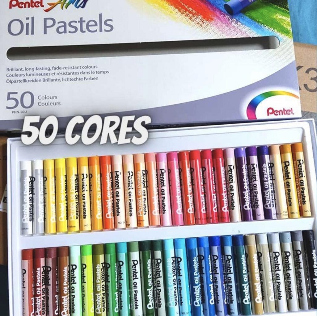Pentel Pastel Oleoso 50 Cores PHN-50
