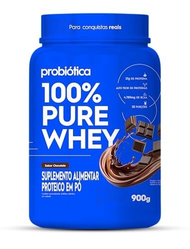 100% Pure Whey (900g), Chocolate, Probiótica