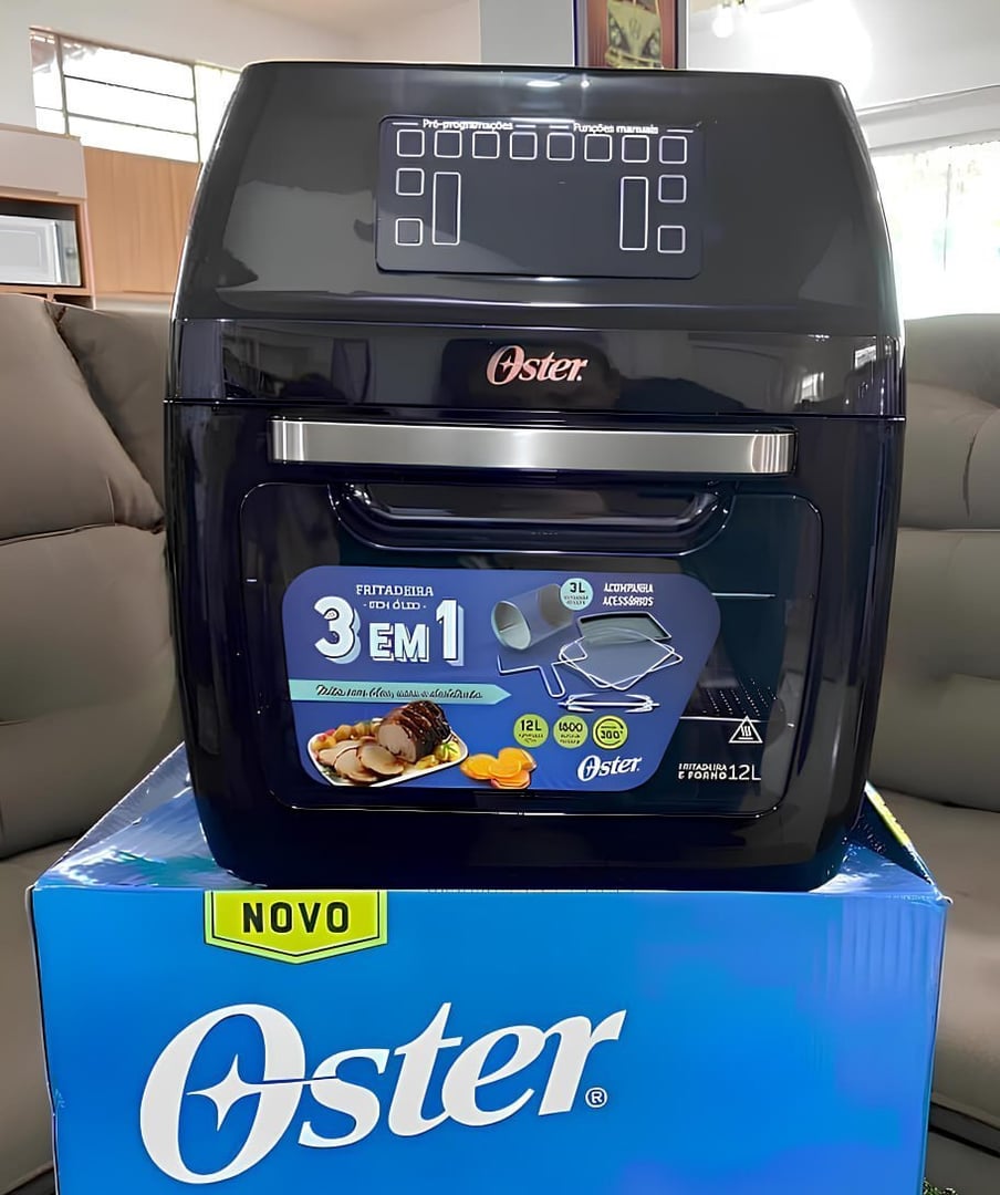 Fritadeira Oven Fryer 12L Oster 3 em 1-220V