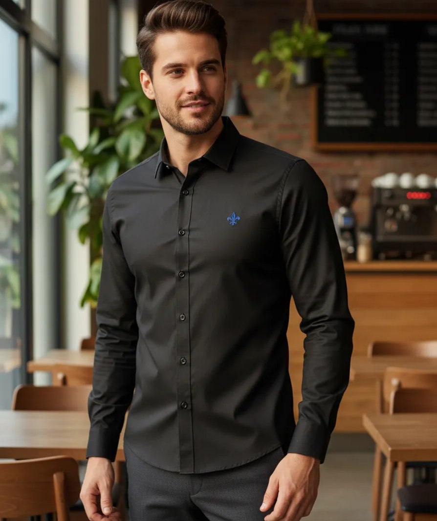 Camisa Social Dudalina Slim Fit  Masculina Tam P ao G2 - 6 cores