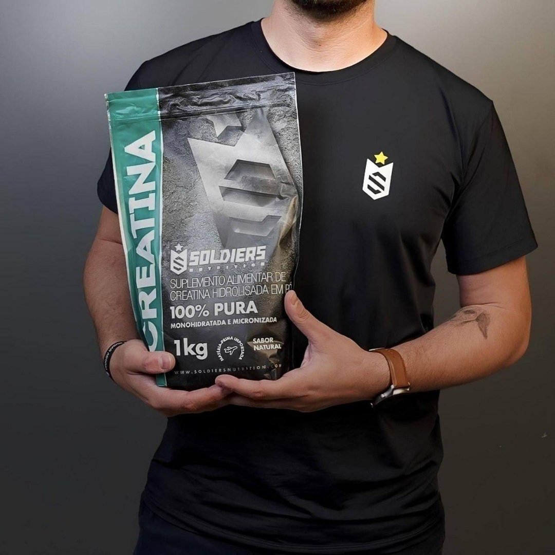 Creatina 1kg 100% Pura Soldiers Nutrition