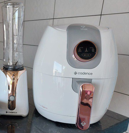 Fritadeira Sem Óleo 3L Cadence Dream Rosé Gold Digital c/ Timer - 110v/220v