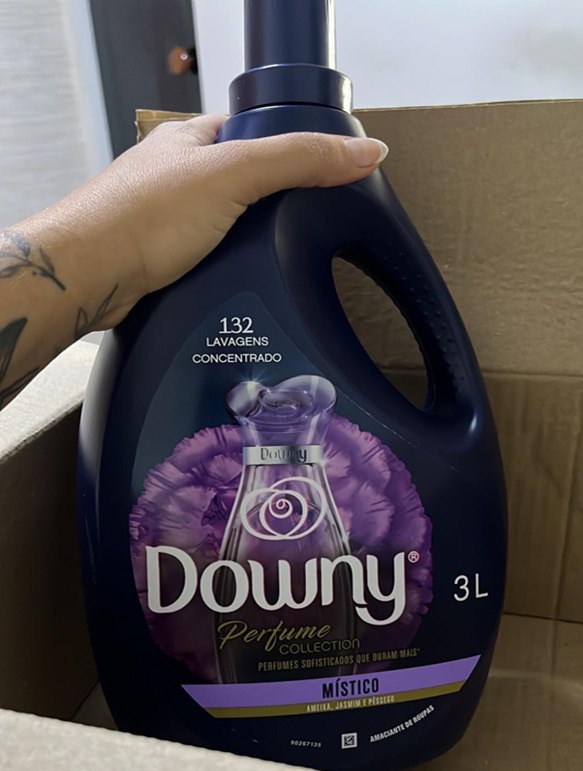 Amaciante Downy Perfume Místico Concentrado 3L (Rende 12 Litros)