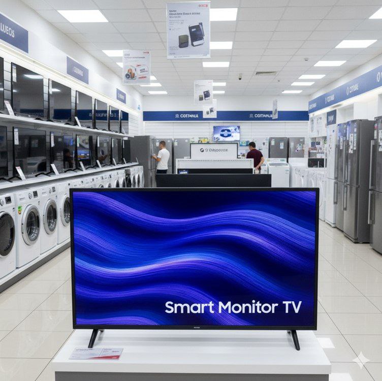 Samsung Smart Monitor Tv 43 , Hd, Plataforma Tizen Preto 127/220v