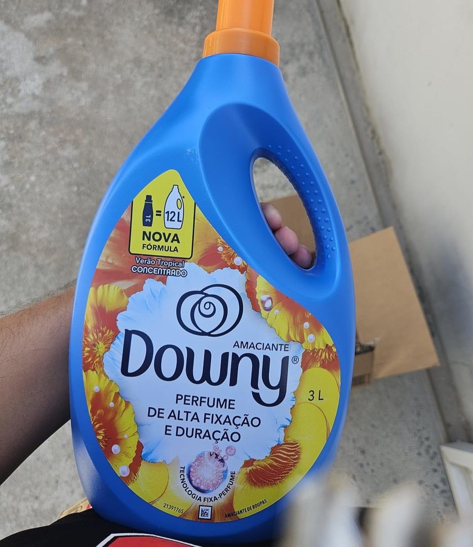 Amaciante Downy Verão Tropical Concentrado 3L (Rende 12 Litros)