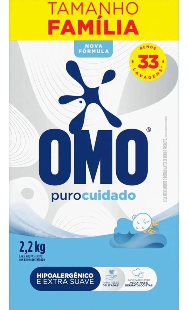 Sabao Omo Puro Cuidado Hipoalergenico