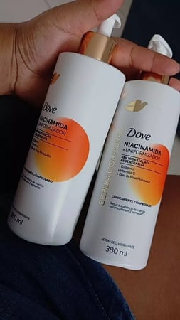 Kit 2 Dove Sérum Hidratante Corporal Niacinamida Uniformizador 380ml