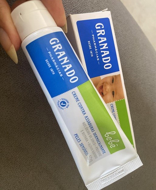 🤓Granado Creme Assaduras Dermocalmante Bebê, Peles Sensíveis, 50g