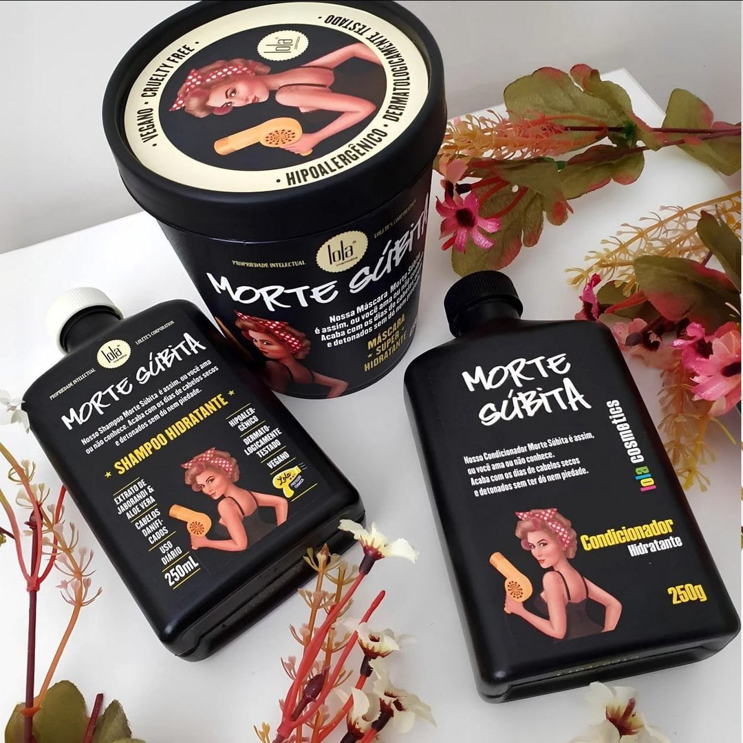 Lola Cosmetics Kit Lola Morte Subita: Shampoo + Condicionador + Máscara