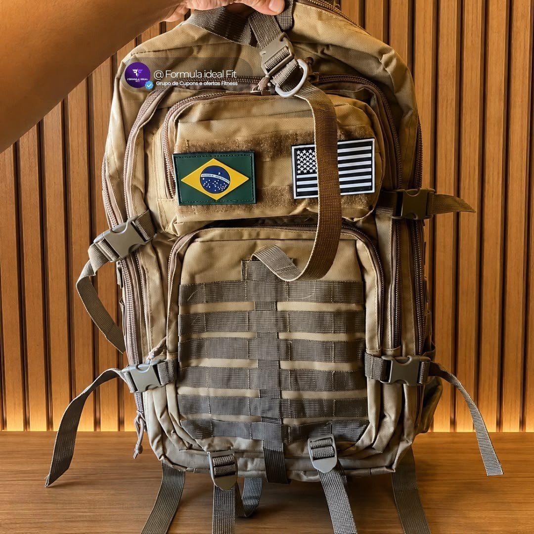 Mochila Trilha Camping Militar 50 Litros