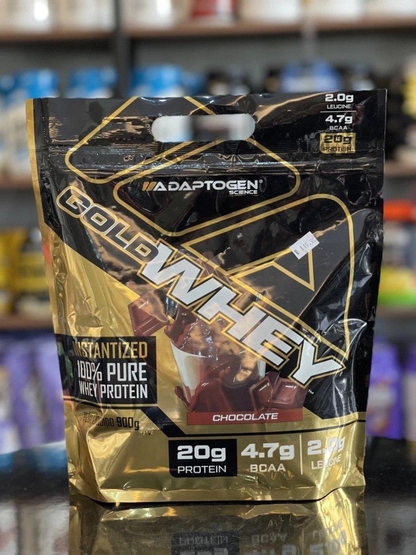 100% Gold Whey Concentrado 900g Adaptogen Science