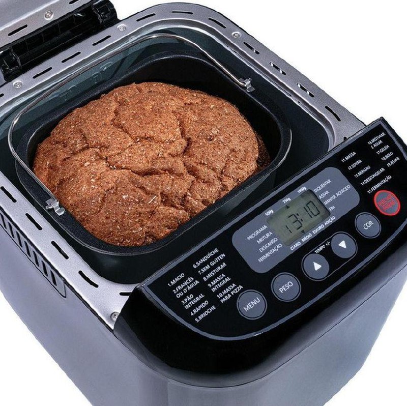 Panificadora 19 Programas Gallant 600w Preta