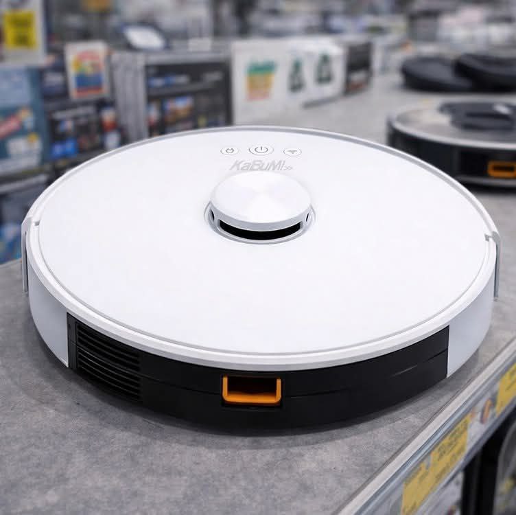 Robô Aspirador e Passa Pano KABUM! smart 700 - 5 Modos de Limpeza, Mapeamento a Laser 3D, ...