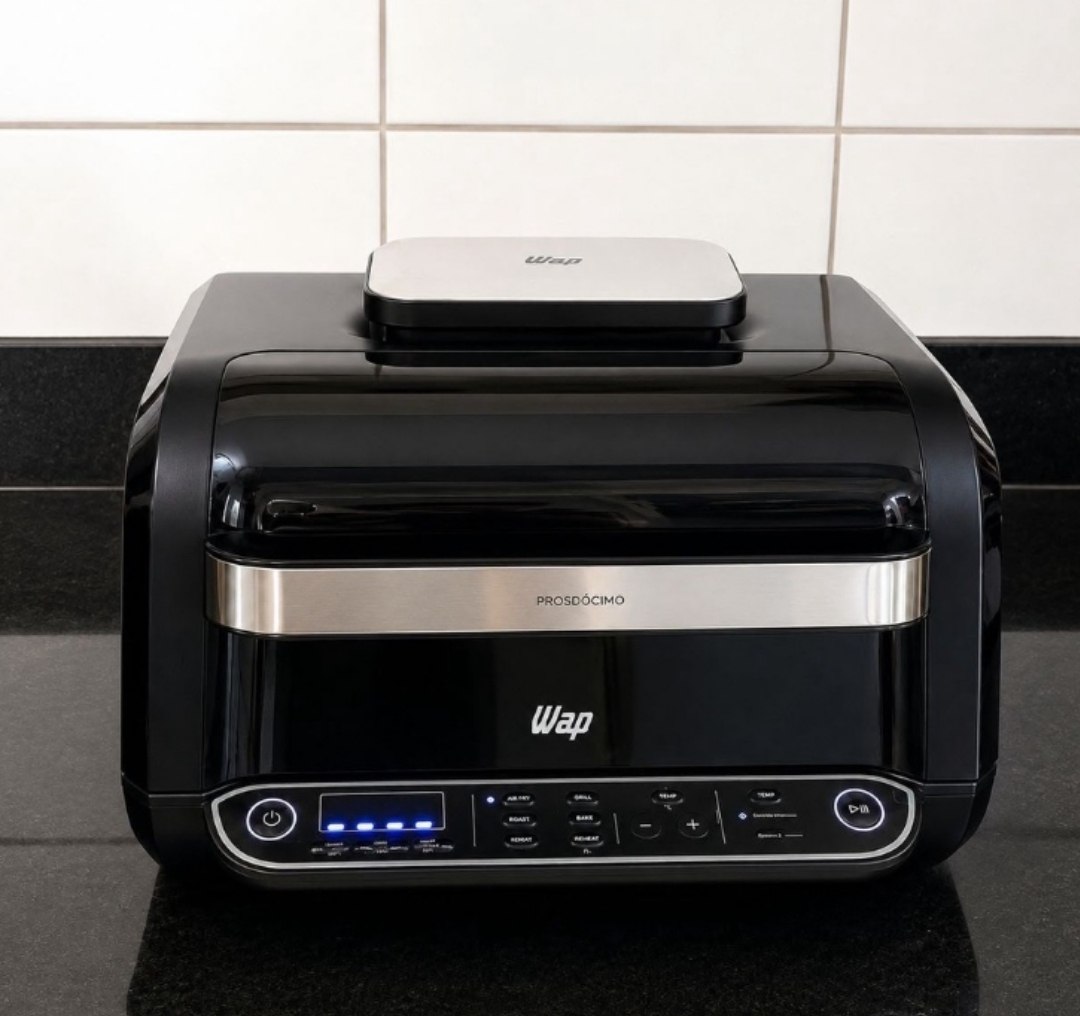Fritadeira Elétrica Air Fryer 8 em 1 Wap Barbecue Heat Digital Wc Ab1030 127V