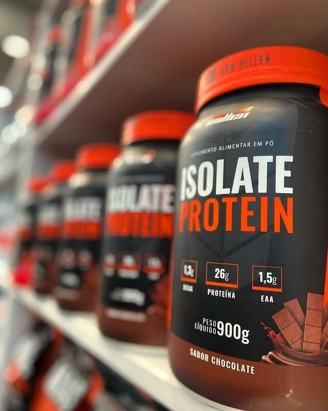 Isolate Protein Zero Lactose New Millen 900g Sabor Pêssego E Manga