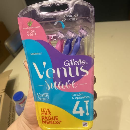 🤓Gillette Venus Aparelho de Depilação Descartável Suave com Aloe, 4 Unidades