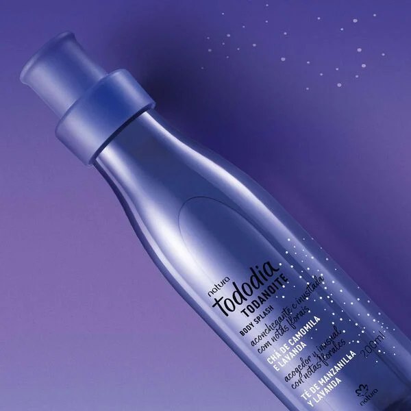 Body Splash Tododia Todanoite Chá de Camomila e Lavanda Feminino 200 ml