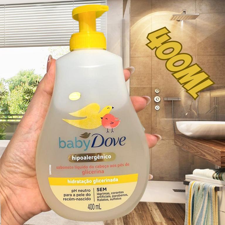 Baby Dove Sabonete Líquido Hidratação Glicerinada 400 ML