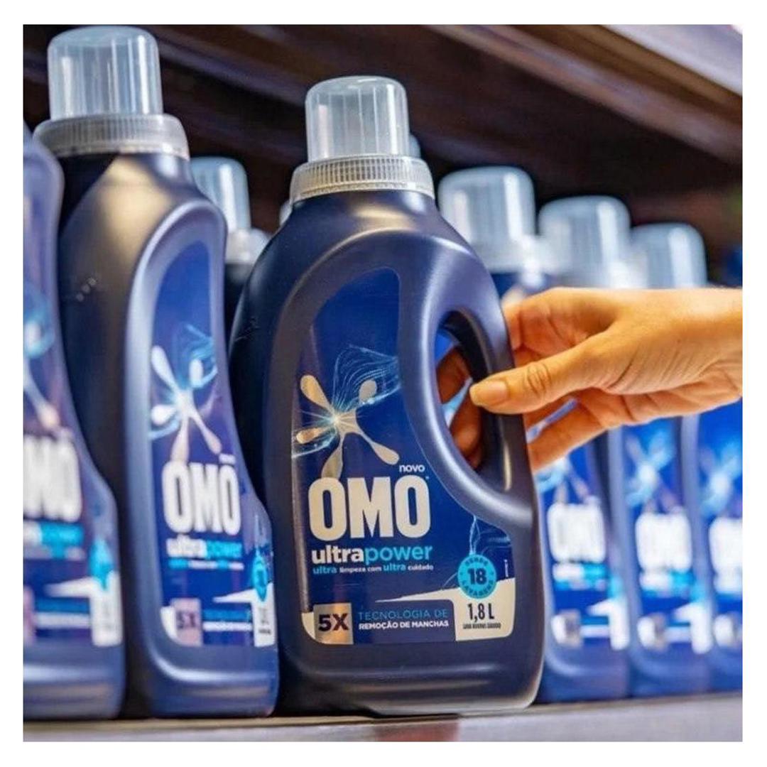 Omo Sabão Líquido Ultra Power 1,8 L