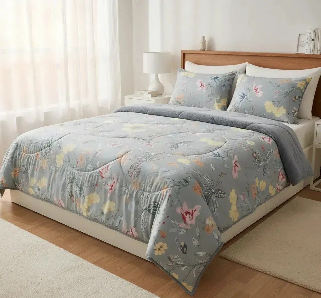 Edredom Altenburg Blend Comfort Casal Dupla Face Plush