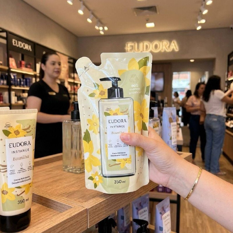 Eudora Instance Baunilha Refil Creme Hidratante Desodorante