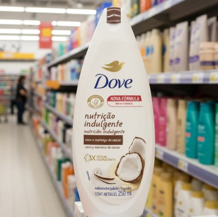 Dove Sabonete Líquido Uso Diário 250Ml Coco Unit