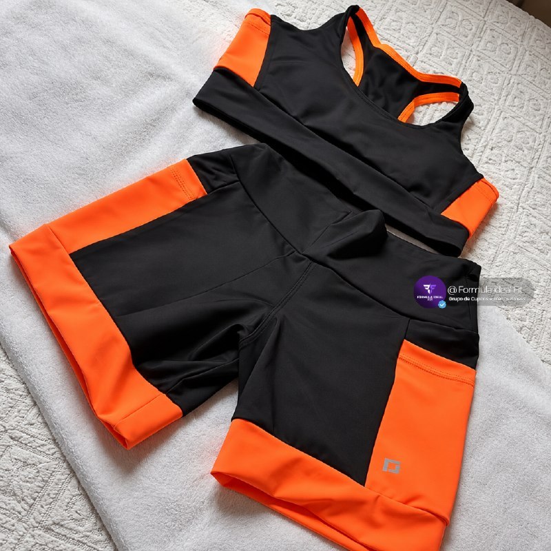 Conjunto Ciclico Shorts + Top Alta Sustentação