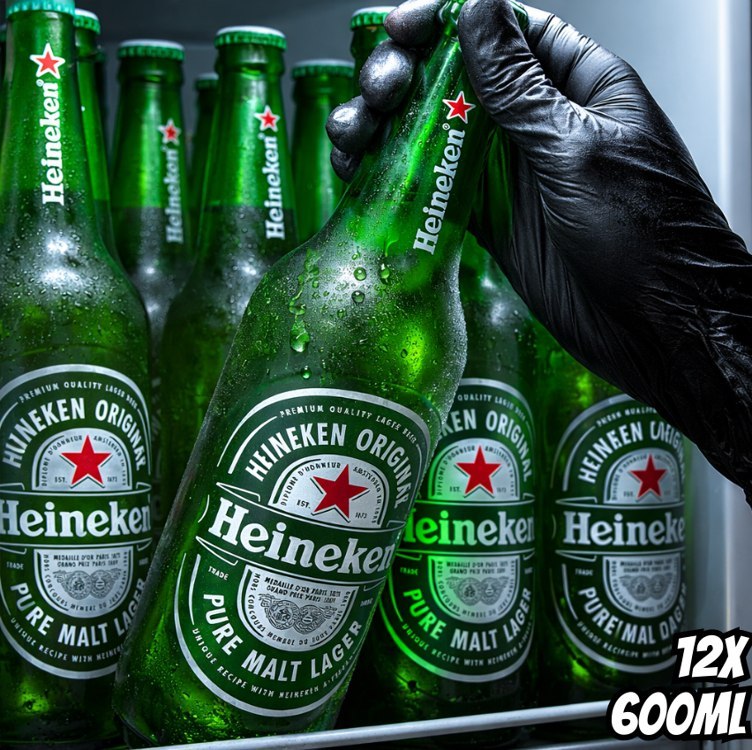 Cerveja Heineken Garrafa 600ml - 12 unid.