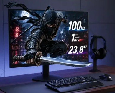 Monitor Aoc 23,8 Gaming Led Full Hd 100hz 1ms Vesa 24b30hm2 Preto - Bivolt