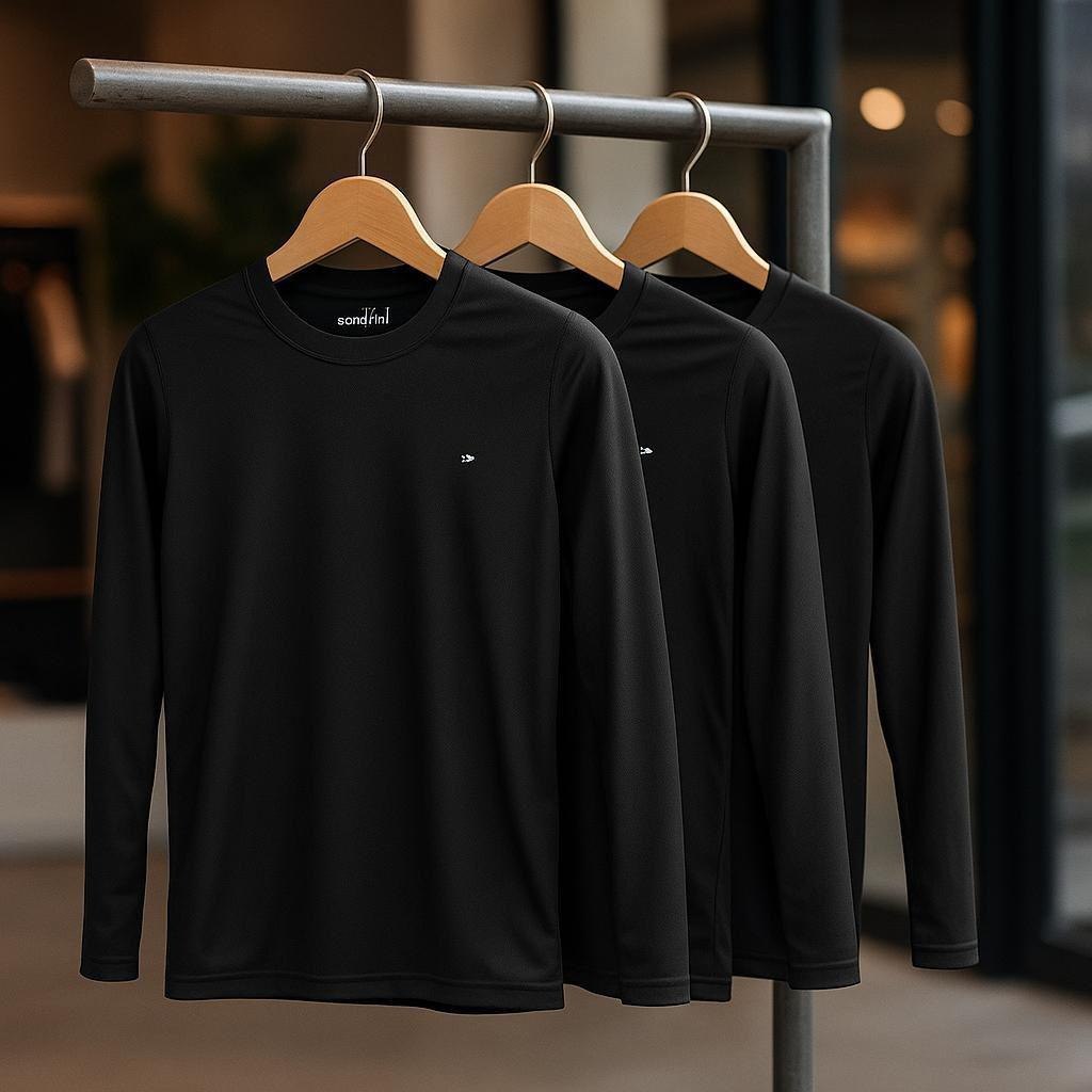 Kit 3 Camisa Manga Longa Sandrini Proteção Uv Dry-fit Adulto