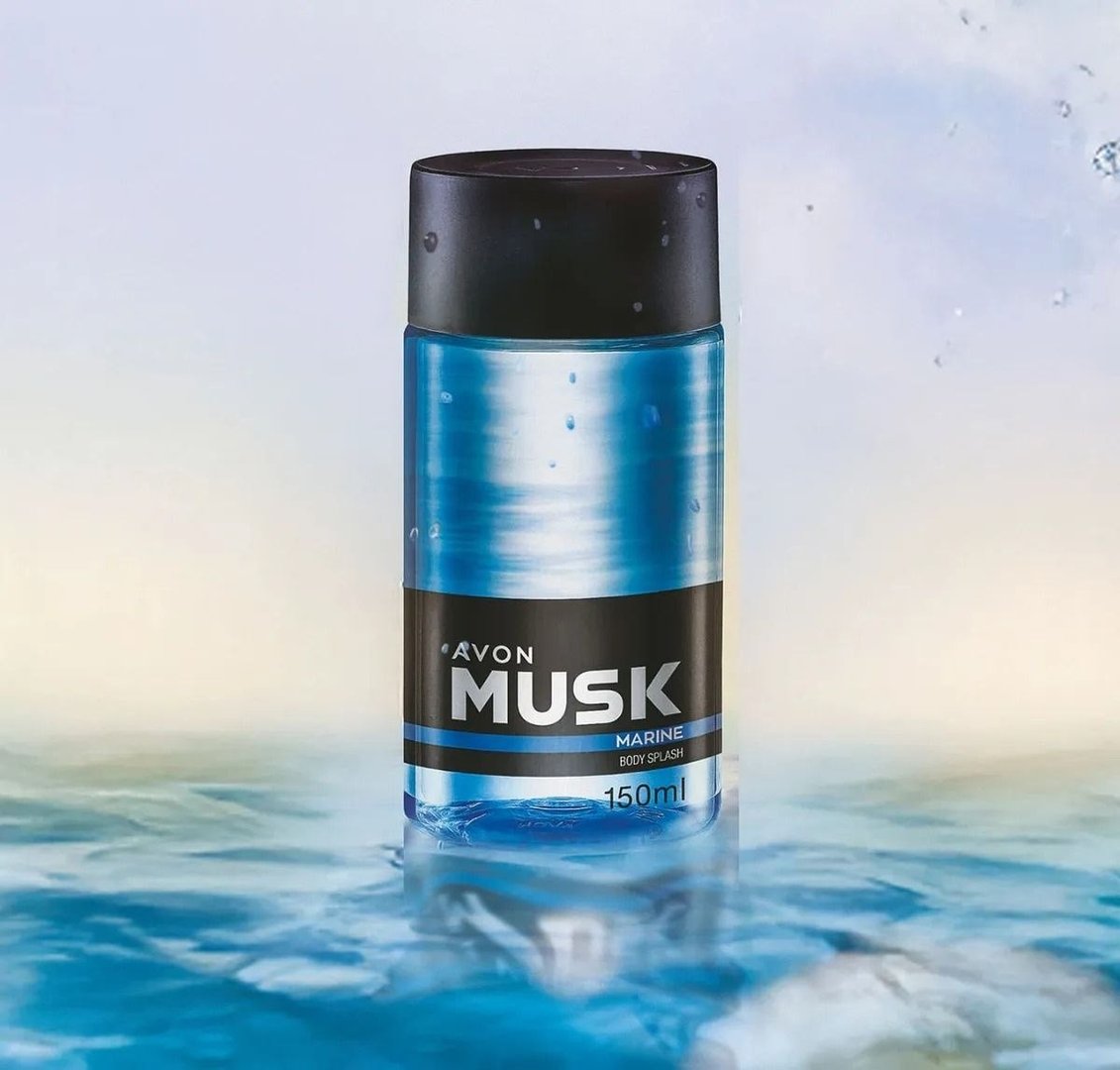 Body Splash Avon Musk Marine 150ml