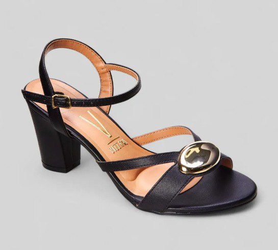 Sandalia Vizzano Vz Pelica Preto Liso - Tam. 34 ao 39