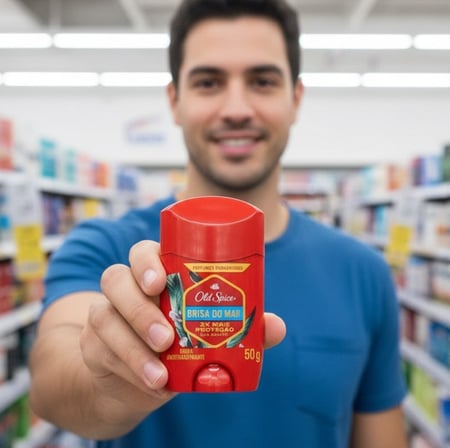 Desodorante Antitranspirante Old Spice Barra Brisa do Mar 50 g