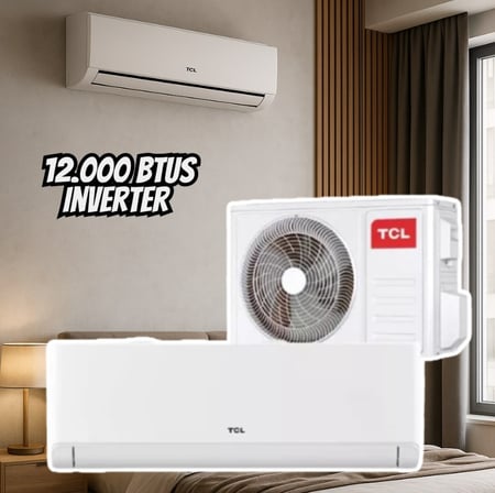Ar Condicionado Tcl T-pro Split Inverter Hi Wall 12.000 Btu/h Frio Wi-fi/alexa/google Tac-...
