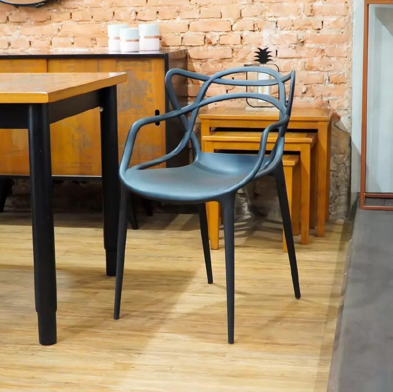 Kit 6 Cadeiras De Jantar Allegra Master Empilhável Polipropileno Waw Design Modelo Allegra...